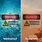 Signmission Hazardous Chemicals Danger Sign, Plastic, 10in W x 7in L, 2PK OS-2PACK-DS-P-710-L-2022 - alternate 8